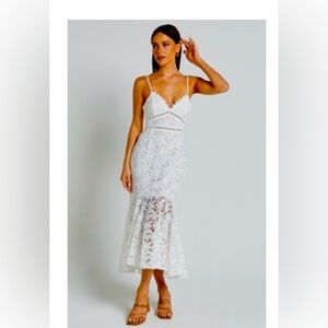 Showpo White Dress (great for bridal shower)